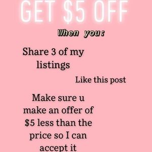 Get $5 off your first order